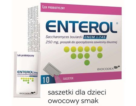 Enterol 250 saszetki - AptekaGalen